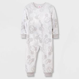 NWT toddler mickey mouse & friends union fleece zipper bodysuit